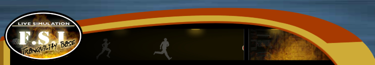 Image of two men and a woman running towards a fire.