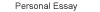Personal Essay