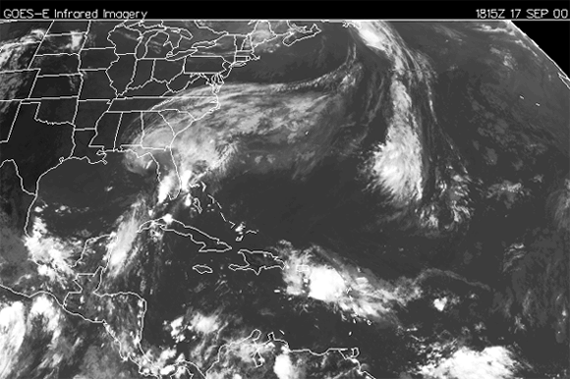 Image showing the Eastern United States on September 17, 2000.  Please have someone assist you with this.