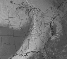 Image of visible satellite image.