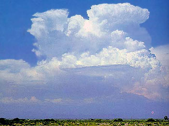 Image of cumulonimbus clouds.