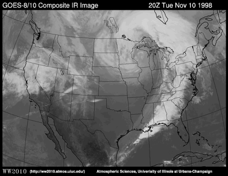 Image of visible satellite image.