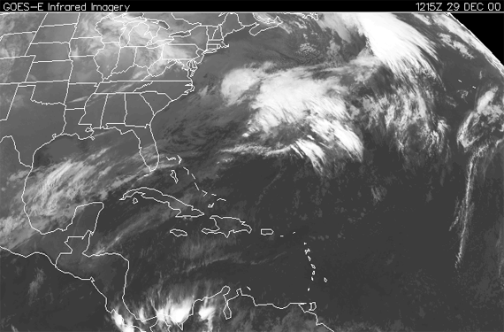 Image showing the Eastern United States on December 29, 2000.  Please have someone assist you with this.