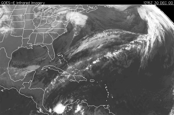Image showing the Eastern United States on December 30, 2000.  Please have someone assist you with this.