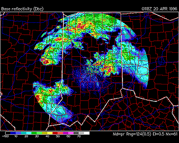 Image of a radar screen.